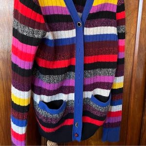 V- Neck stripe Cashmere cardigan Marc Jacob’s